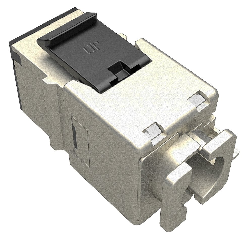 Solarix keystone c6 STP RJ45 černý pro kleště  SXKJ-NA-BU SXKJ-6-STP-BK-NA