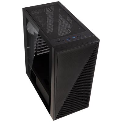 BitFenix skříň Helios / ATX / 4x120mm RGB fan / 2xUSB 3.0 / USB 2.0 / tvrzené sklo / černá