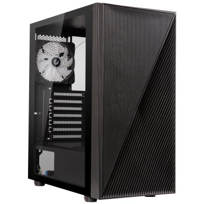 BitFenix skříň Helios / ATX / 4x120mm RGB fan / 2xUSB 3.0 / USB 2.0 / tvrzené sklo / černá