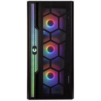 BitFenix skříň Apollo / ATX / 4x120mm ARGB fan / 3xUSB 3.0 / USB 2.0 / tvrzené sklo / černá