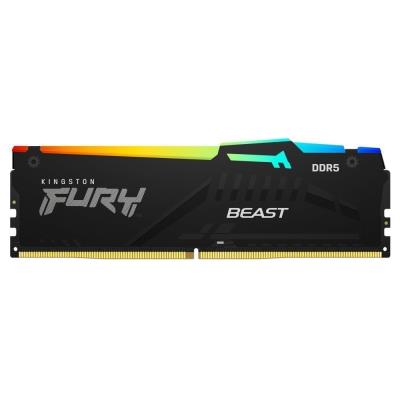 KINGSTON FURY Beast Black RGB XMP 32GB DDR5 6000MT/s / CL30 / DIMM / Kit 2x 16GB