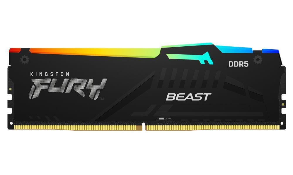 KINGSTON FURY Beast Black RGB XMP 32GB DDR5 6800MT/s / CL34 / DIMM / Kit 2x 16GB