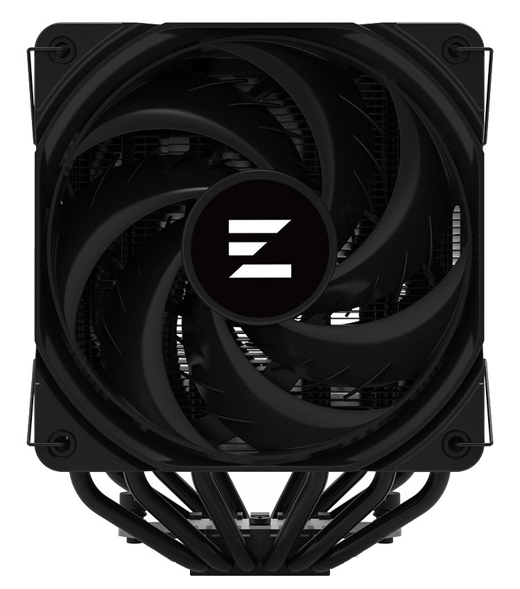 Zalman chladič CPU CNPS14X DUO Black / dual tower / 120mm ventilátor / 6x heatpipe / PWM / výška 159mm / pro AMD i Intel