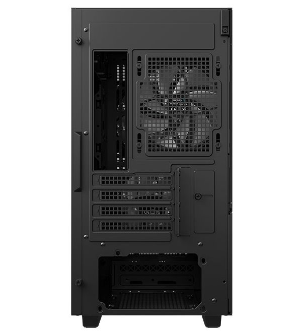 DEEPCOOL skříň CH360 Digital / mATX / 140mm +120 mm fan / USB 3.0 / USB-C /  mesh panel / prosklená bočnice / černá