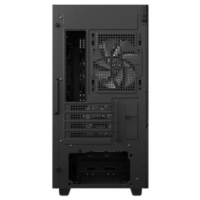 DEEPCOOL skříň CH360 Digital / mATX / 140mm +120 mm fan / USB 3.0 / USB-C /  mesh panel / prosklená bočnice / černá