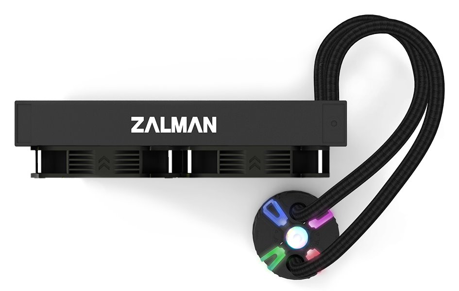 Zalman vodní chladič Reserator5 Z24 ARGB / 240 mm ARGB / ZE1225ASHx2 / černý