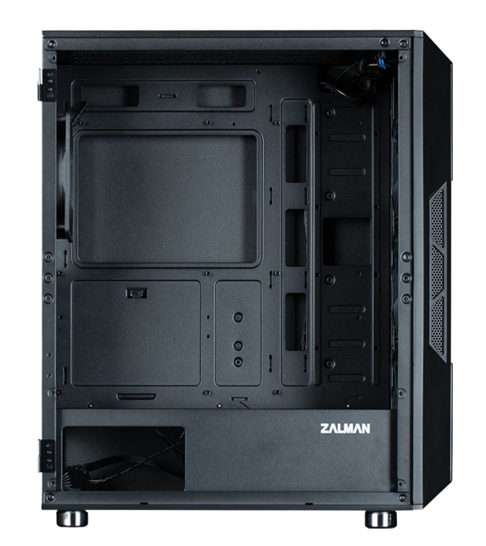 Zalman skříň I3 Neo ARGB black / ATX / 4x120 ARGB fan / 2xUSB 3.0 / 1xUSB 2.0 / prosklená bočnice / mesh panel / černá