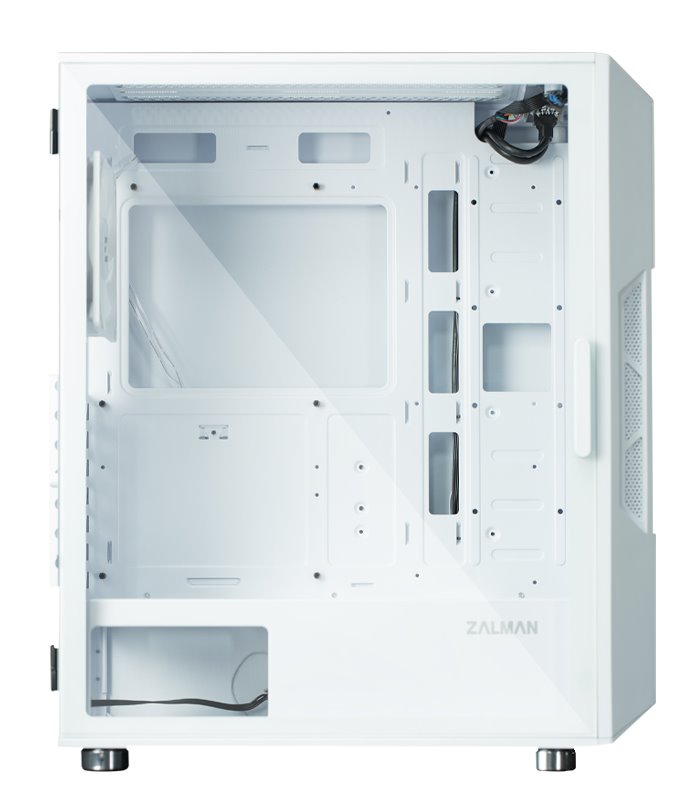 Zalman skříň I3 Neo ARGB white / ATX / 4x120 ARGB fan / 2xUSB 3.0 / 1xUSB 2.0 / prosklená bočnice / mesh panel / bílá