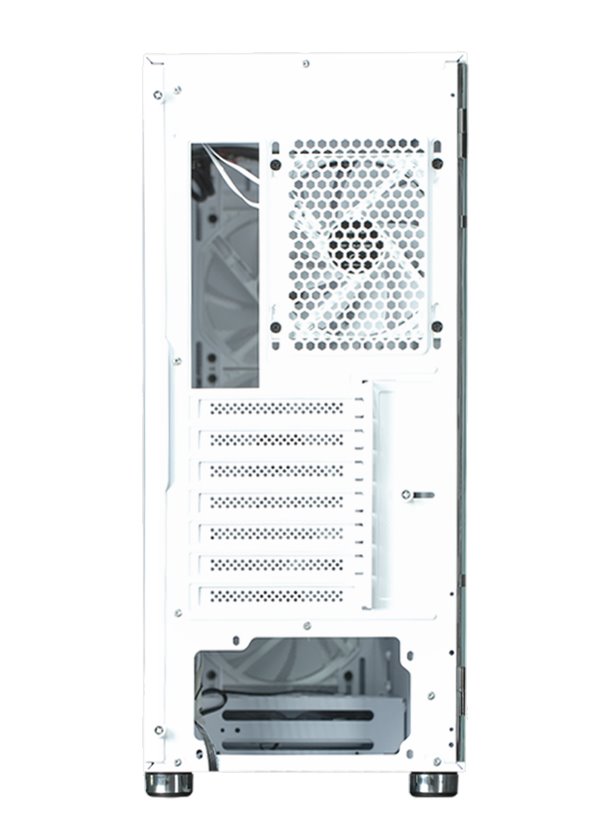 Zalman skříň I3 Neo ARGB white / ATX / 4x120 ARGB fan / 2xUSB 3.0 / 1xUSB 2.0 / prosklená bočnice / mesh panel / bílá