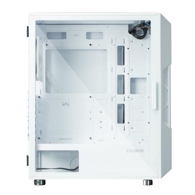 Zalman skříň I3 Neo ARGB white / ATX / 4x120 ARGB fan / 2xUSB 3.0 / 1xUSB 2.0 / prosklená bočnice / mesh panel / bílá