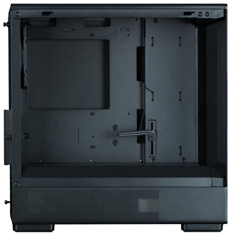 Zalman skříň P10 Black / miniT / 1x120mm fan ARGB / USB 3.0 / USB-C / temperované sklo / černá