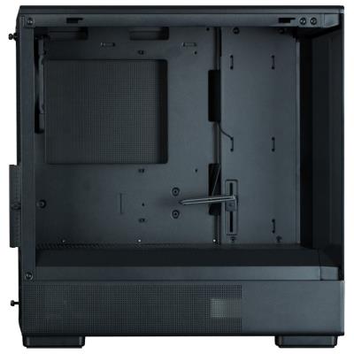 Zalman skříň P10 Black / miniT / 1x120mm fan ARGB / USB 3.0 / USB-C / temperované sklo / černá