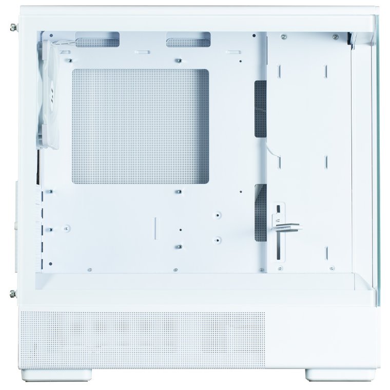 Zalman skříň P10 White / miniT / 1x120mm fan ARGB / USB 3.0 / USB-C / temperované sklo / bílá