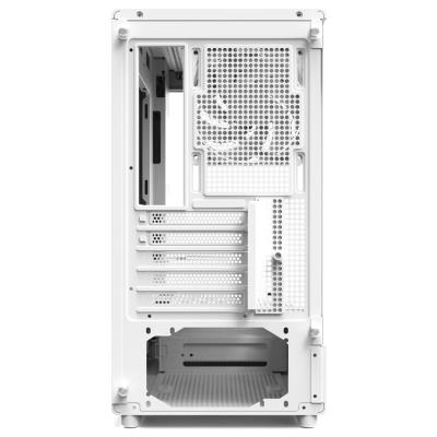 Zalman skříň P10 White / miniT / 1x120mm fan ARGB / USB 3.0 / USB-C / temperované sklo / bílá