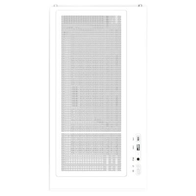 Zalman skříň P10 White / miniT / 1x120mm fan ARGB / USB 3.0 / USB-C / temperované sklo / bílá