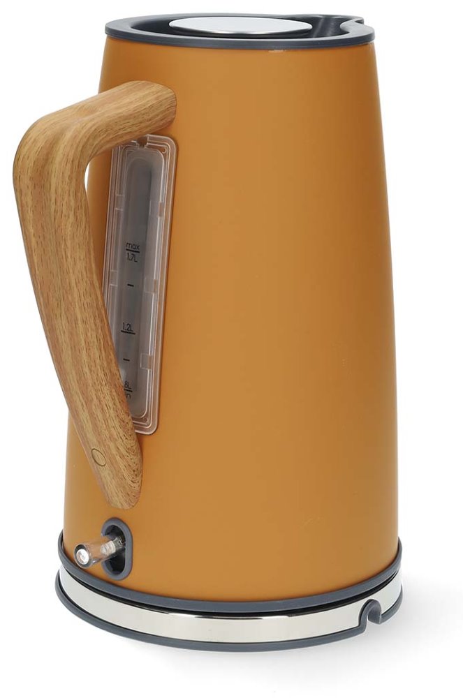 NEDIS rychlovarná konvice KAWK510EOR/ objem 1,7 l/ Soft-Touch/ 1850 - 2200 W/ nerezová ocel/ oranžová