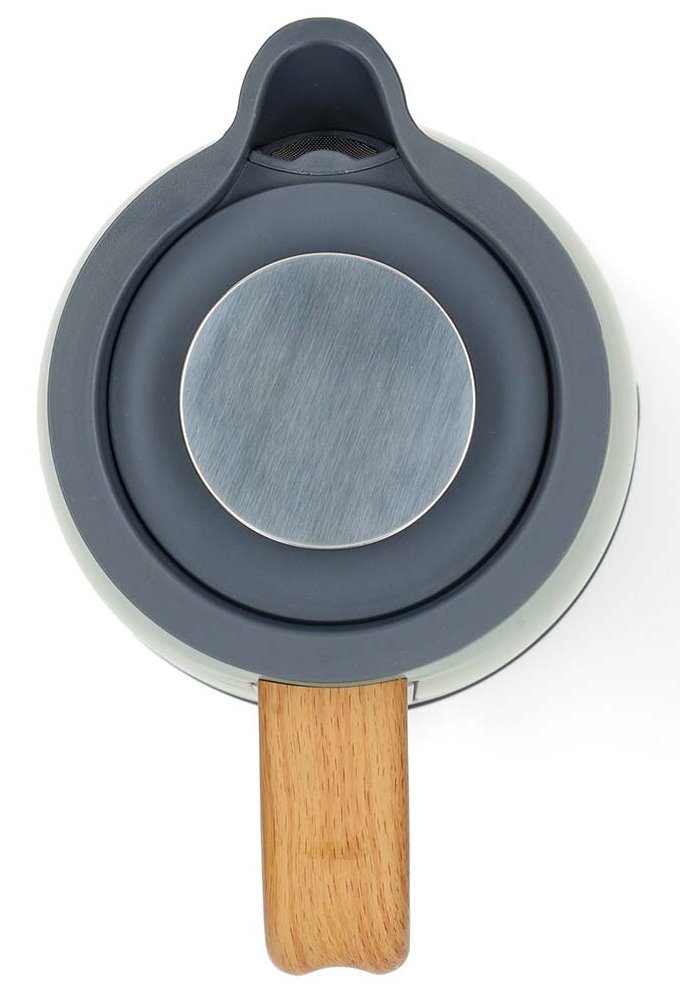 NEDIS rychlovarná konvice KAWK510EGN/ objem 1,7 l/ Soft-Touch/ 1850 - 2200 W/ nerezová ocel/ zelená