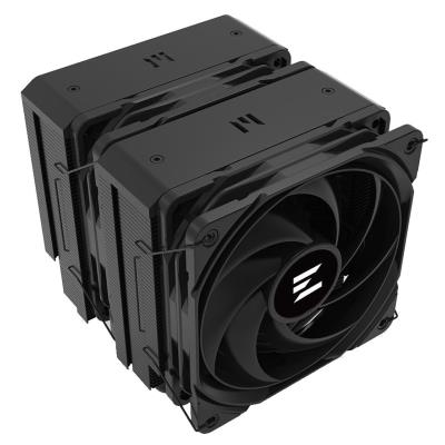 Zalman chladič CPU CNPS14X DUO Black / dual tower / 120mm ventilátor / 6x heatpipe / PWM / výška 159mm / pro AMD i Intel