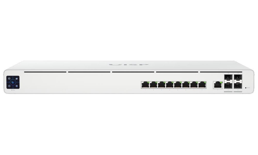 ROZBALENÉ - Ubiquiti UISP Router Pro - 9x GbE, 4x SFP+ port, fanless - Výprodej