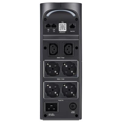 APC Back-UPS Pro 2200VA for Gaming, 230V, Pure Sinewave, LCD, Black, Schuko