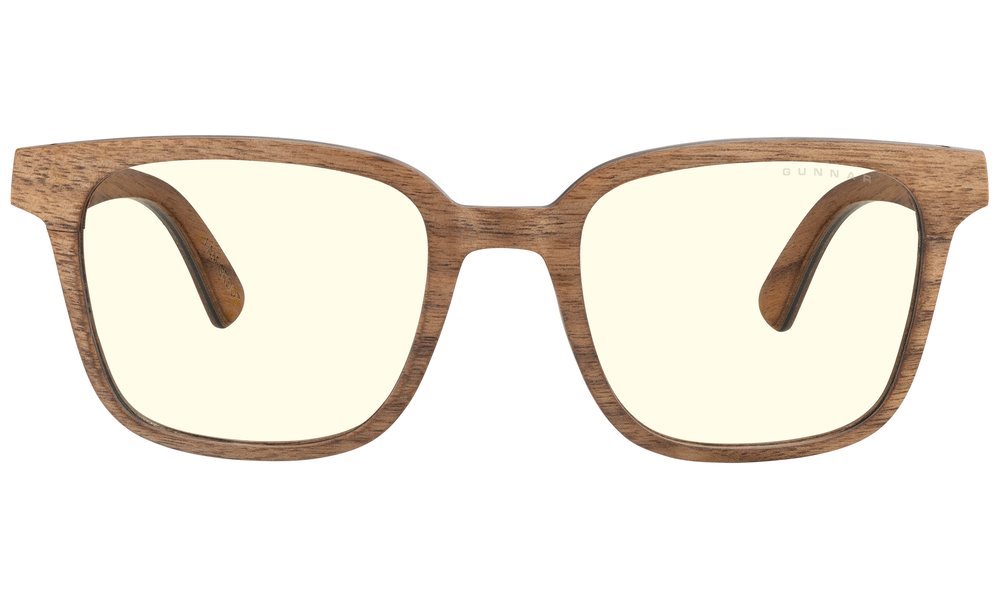 GUNNAR kancelářske/herní brýle GROOT WALNUT * čírá  skla * BLF 35  * GUNNAR focus