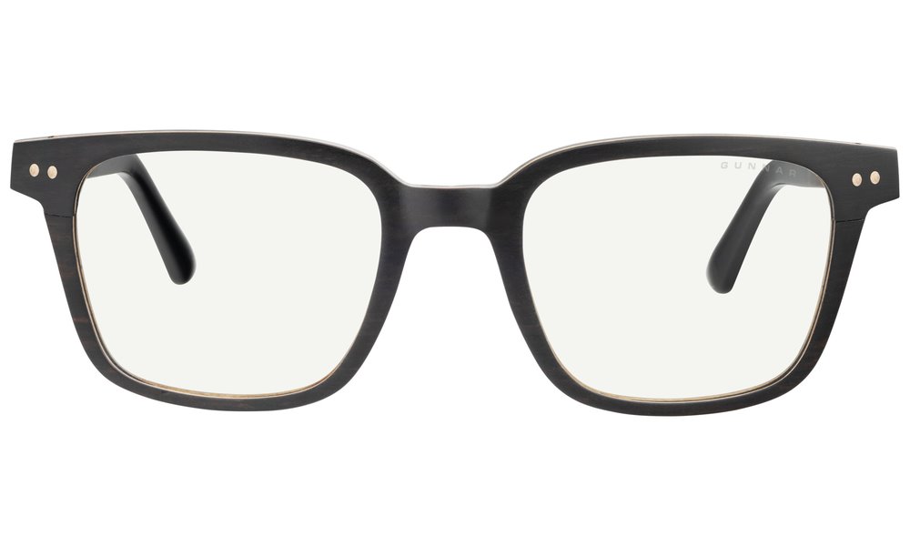 GUNNAR kancelářske/herní brýle MUIR EBONY * čírá PRO skla * BLF20 * GUNNAR focus