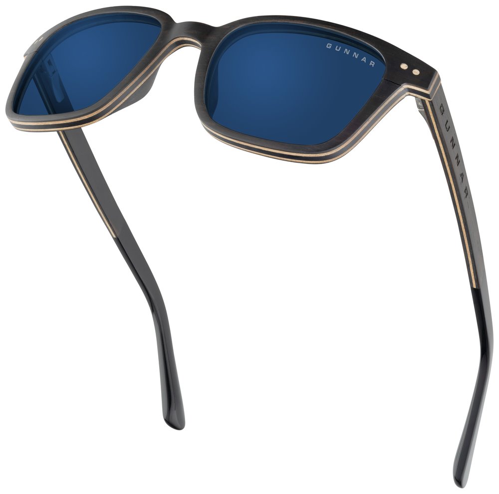 GUNNAR kancelářske/herní brýle MUIR EBONY * sluneční skla * BLF 98 * GUNNAR focus