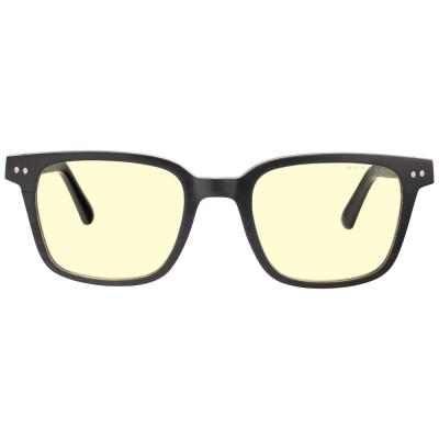 GUNNAR kancelářske/herní brýle MUIR EBONY * jantárová skla * BLF 65 * GUNNAR focus