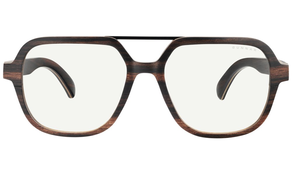 GUNNAR kancelářske/herní brýle HUMBOLDT EBONY * čírá PRO skla * BLF20 * GUNNAR focus