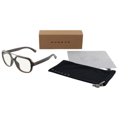 GUNNAR kancelářske/herní brýle HUMBOLDT EBONY * čírá PRO skla * BLF20 * GUNNAR focus