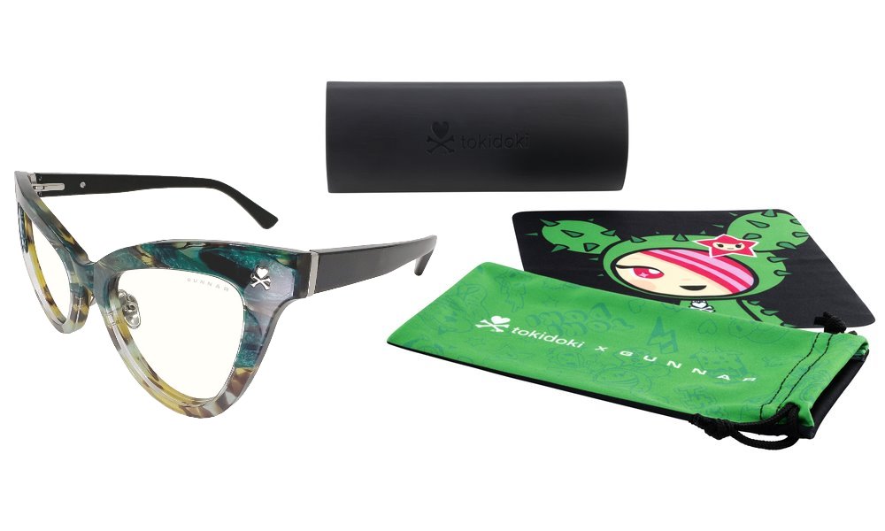 GUNNAR kancelářske/herní brýle SANDY GREEN CACTUS * čírá  skla * BLF 35  * GUNNAR focus