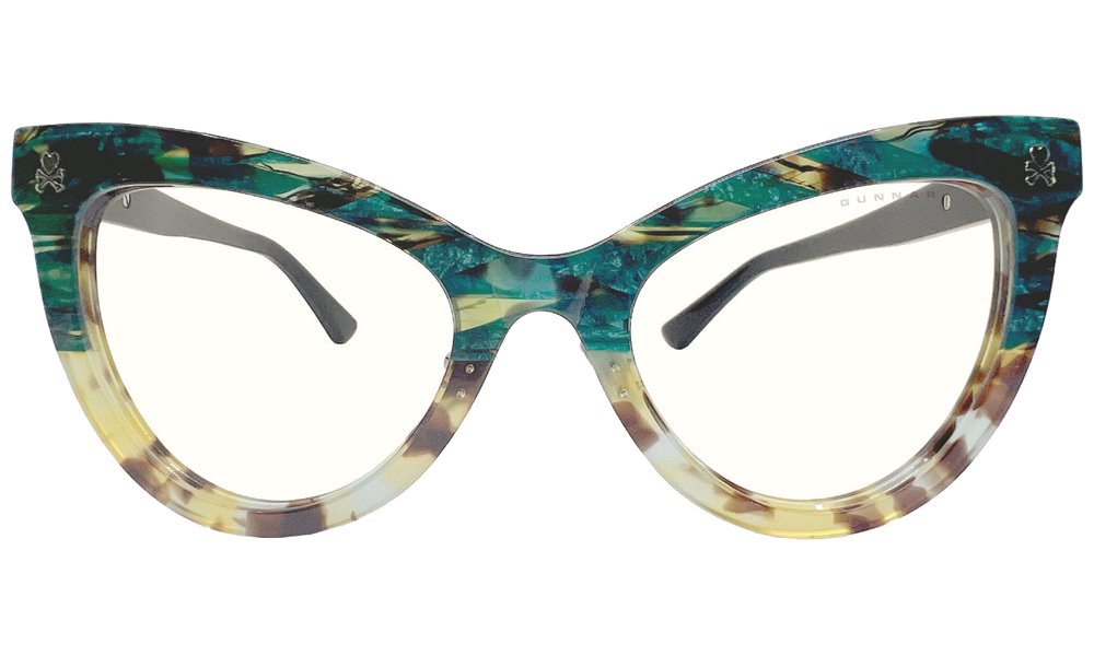 GUNNAR kancelářske/herní brýle SANDY GREEN CACTUS * čírá  skla * BLF 35  * GUNNAR focus