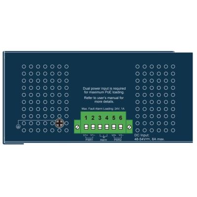 Planet IGS-1000-8UP4X průmyslový L2 switch, 8x1Gb, 4x10Gb SFP+,8x PoE 802.3bt 240W, -40~75°C, dual 48-54VDC,IP30,fanless