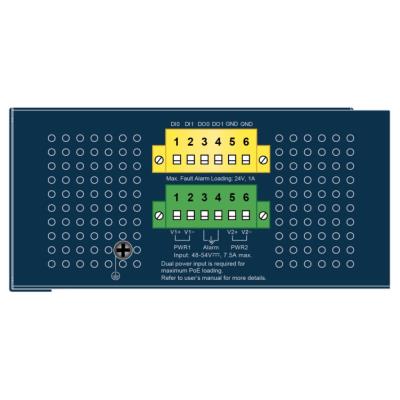 Planet IGS-4215-16P2T2S průmyslový L2 switch, 18x 1Gb, 2x1Gb SFP, 16x PoE 802.3at 320W, 48~54VDC, IP30