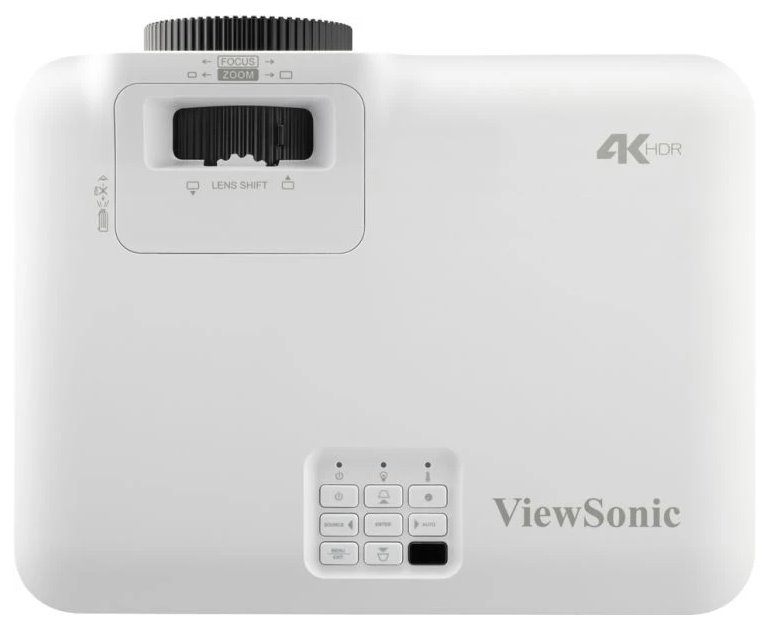 ViewSonic LX700-4K/DLP laser/3500 ANSI/3000000:1/Repro/2xHDMI/USB/RS232/Xbox cert./bílý