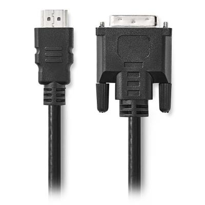NEDIS kabel HDMI - DVI/ konektor HDMI - zástrčka DVI-D 24+1pinová/ černý/ bulk/ 3m