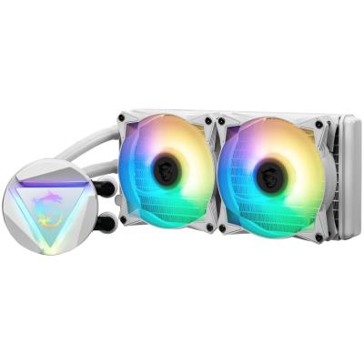 OPRAVENÉ - MSI vodní chladič CPU MAG CORELIQUID 240R V2 White/ bílý/ 2x 120mm ARGB fan/ podpora LGA1700