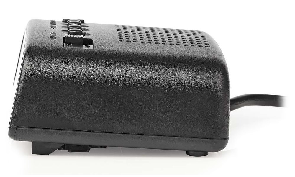 NEDIS digitální stolní budík/ LED displej/ funkce odloženého buzení/ jeden alarm/ černý