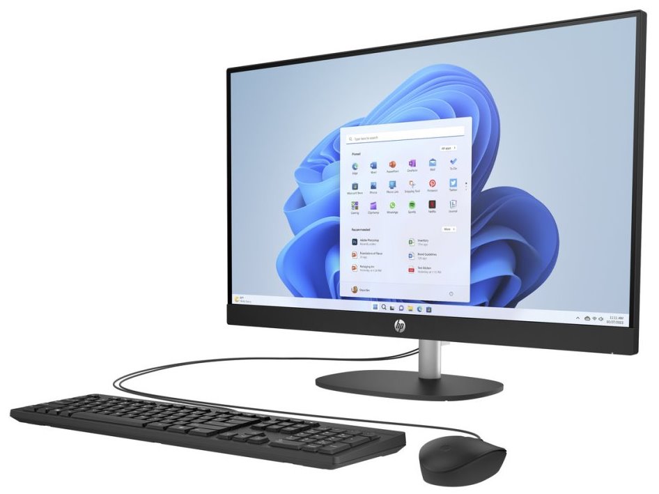 HP 27-cr0005nc/ AiO/ i7-1355U/ 32GB DDR4/ 1TB SSD/ Intel Internal Graphics/ 27" FHD,matný/ W11H/ kbd+myš/ černý