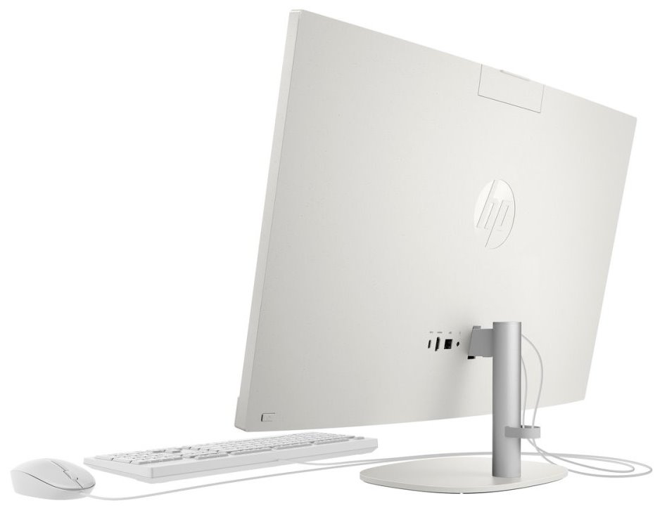 HP 27-cr0001nc/ AiO/ Ryzen 5 7520U/ 16GB DDR5/ 512GB SSD/ AMD Integrated/ 27" FHD,matný/ W11H/ kbd+myš/ bílý