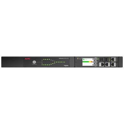 APC Rack Automatic Transfer Switch, 1U, 10A, 230V, C14 IN, 12 C13 OUT, 50 / 60Hz