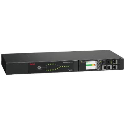 APC Rack Automatic Transfer Switch, 1U, 10A, 230V, C14 IN, 12 C13 OUT, 50 / 60Hz
