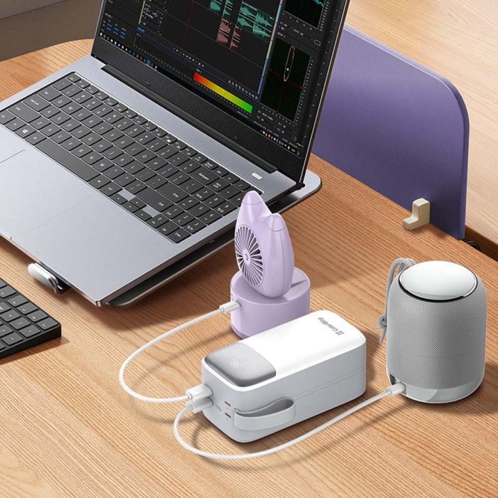 COLORWAY powerbanka/ 50 000mAh/ 1x USB QC3.0/ USB-C/ Lightning/ 22,5W/ Bílá