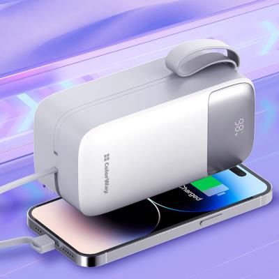 COLORWAY powerbanka/ 50 000mAh/ 1x USB QC3.0/ USB-C/ Lightning/ 22,5W/ Bílá