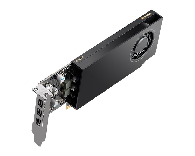PNY NVIDIA A1000 8GB / 8GB GDDR6 / PCI-E / 4x miniDP / LP bracket / 4x adaptér miniDP > DP