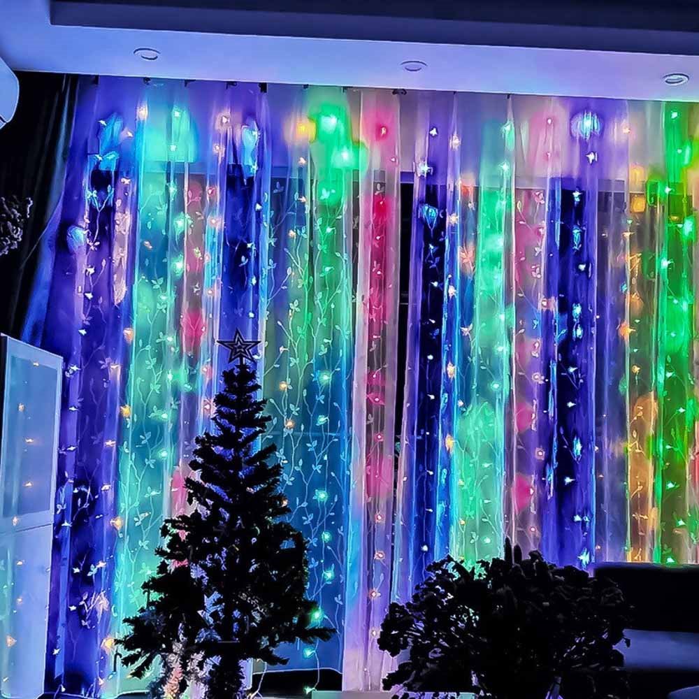 COLORWAY LED girlanda/ vnitřní / 300 LED / délka 3 x 3m / více barevná/ AC 220V