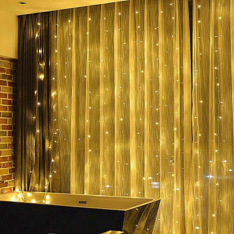 COLORWAY LED girlanda/ vnitřní / 300 LED / délka 3 x 3m / teplá bílá/ AC 220V