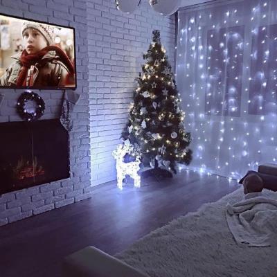 COLORWAY LED girlanda/ vnitřní / 300 LED / délka 3 x 3m / studená bílá/ AC 220V