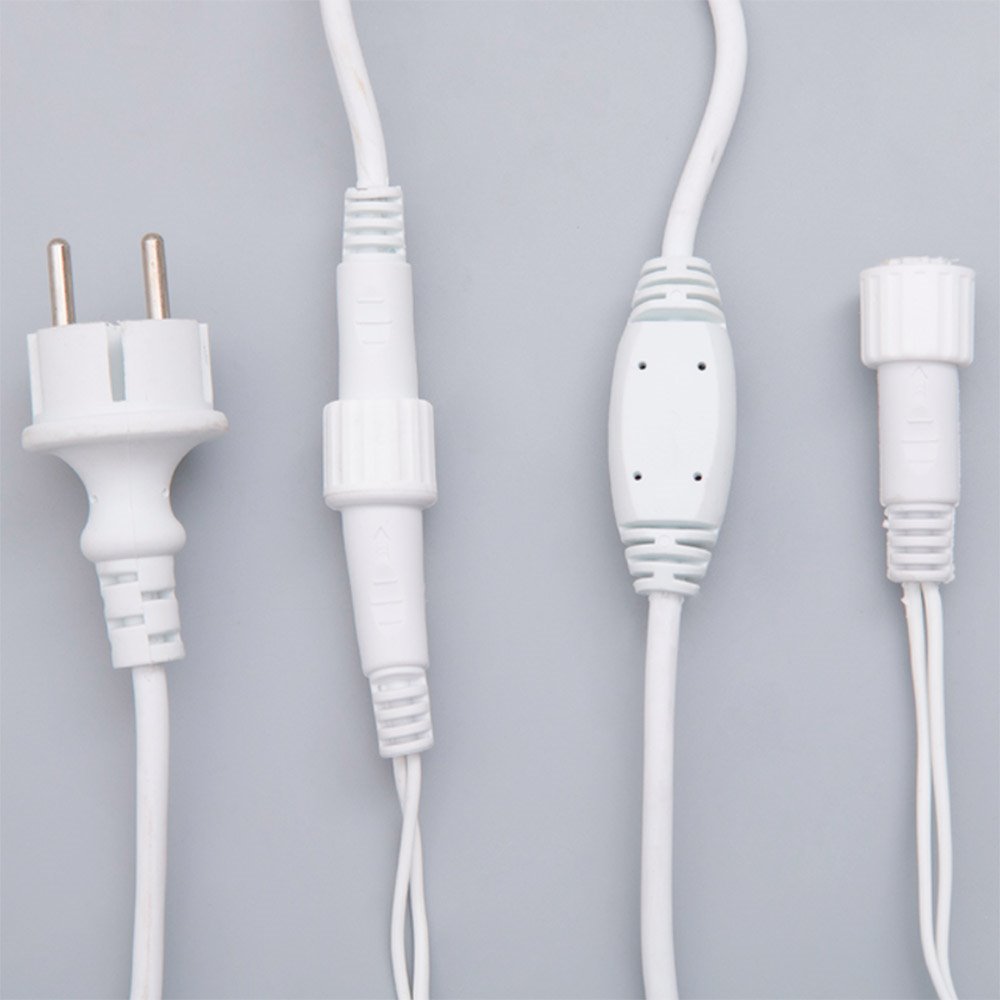 COLORWAY LED řetěz/ IP65 / 100 LED / délka 10m / teplá bílá/ napájení AC, 220V, 6W