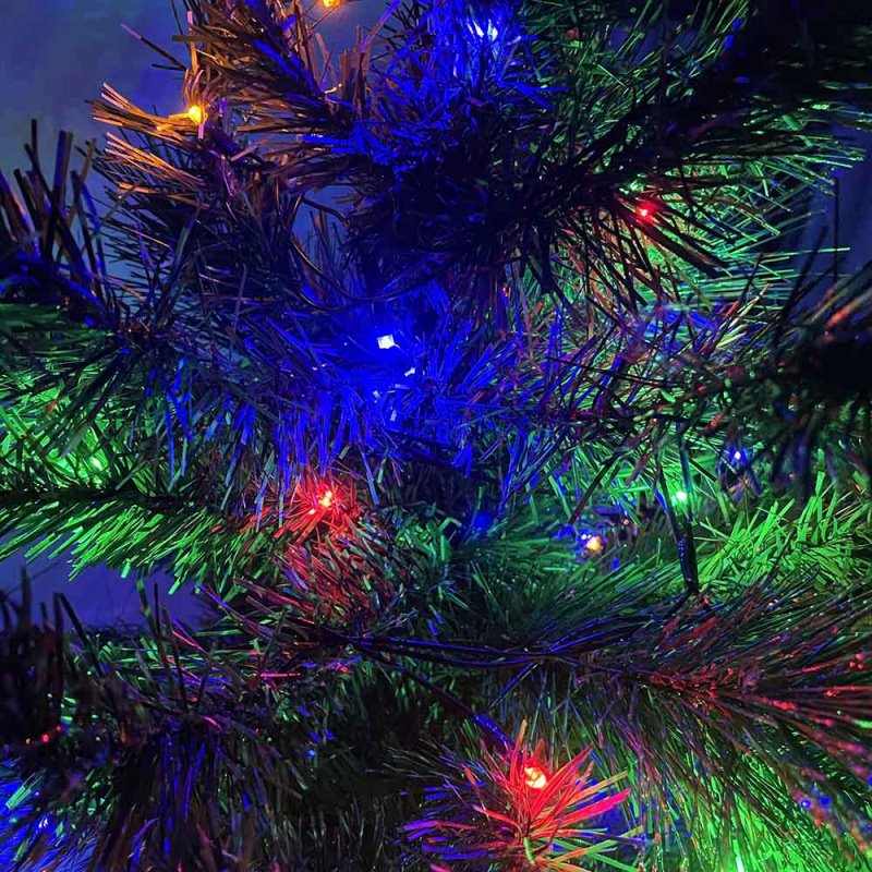 COLORWAY LED řetěz/ vnitřní / 50 LED / délka 5m / více barevný/ 8 funkcí/ napájení USB